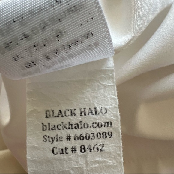 Black Halo Samara Halter Sheath Dress 13808 - Picture 7 of 9